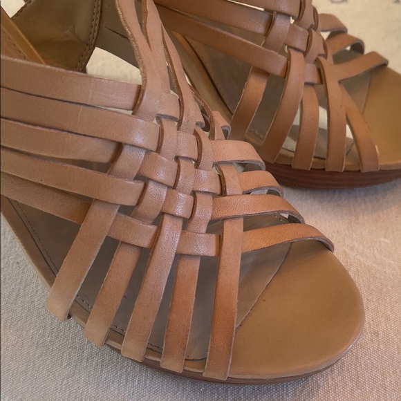 Franco Sarto Brown Strappy Heels - Picture 2 of 12